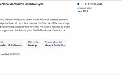 Upcoming OneDrive changes